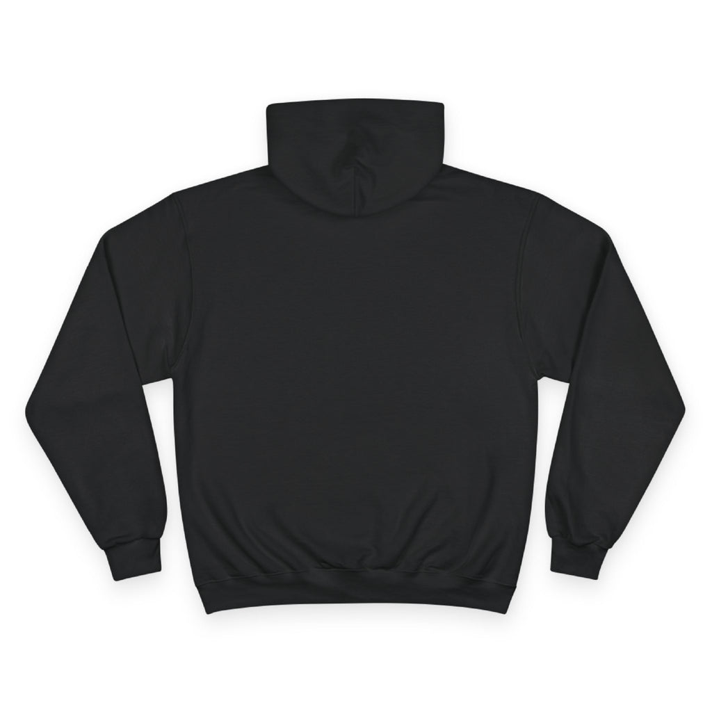 Back view of the For The Craic FTC Patch Hoodie - Black