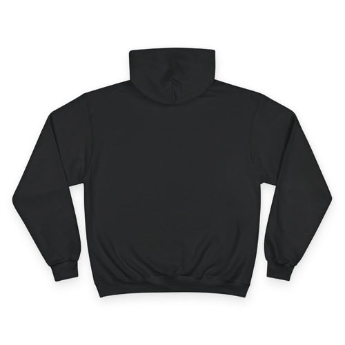 Back view of the For The Craic FTC Patch Hoodie - Black