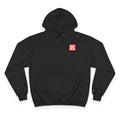 Front view of the For The Craic FTC Patch Hoodie - Black