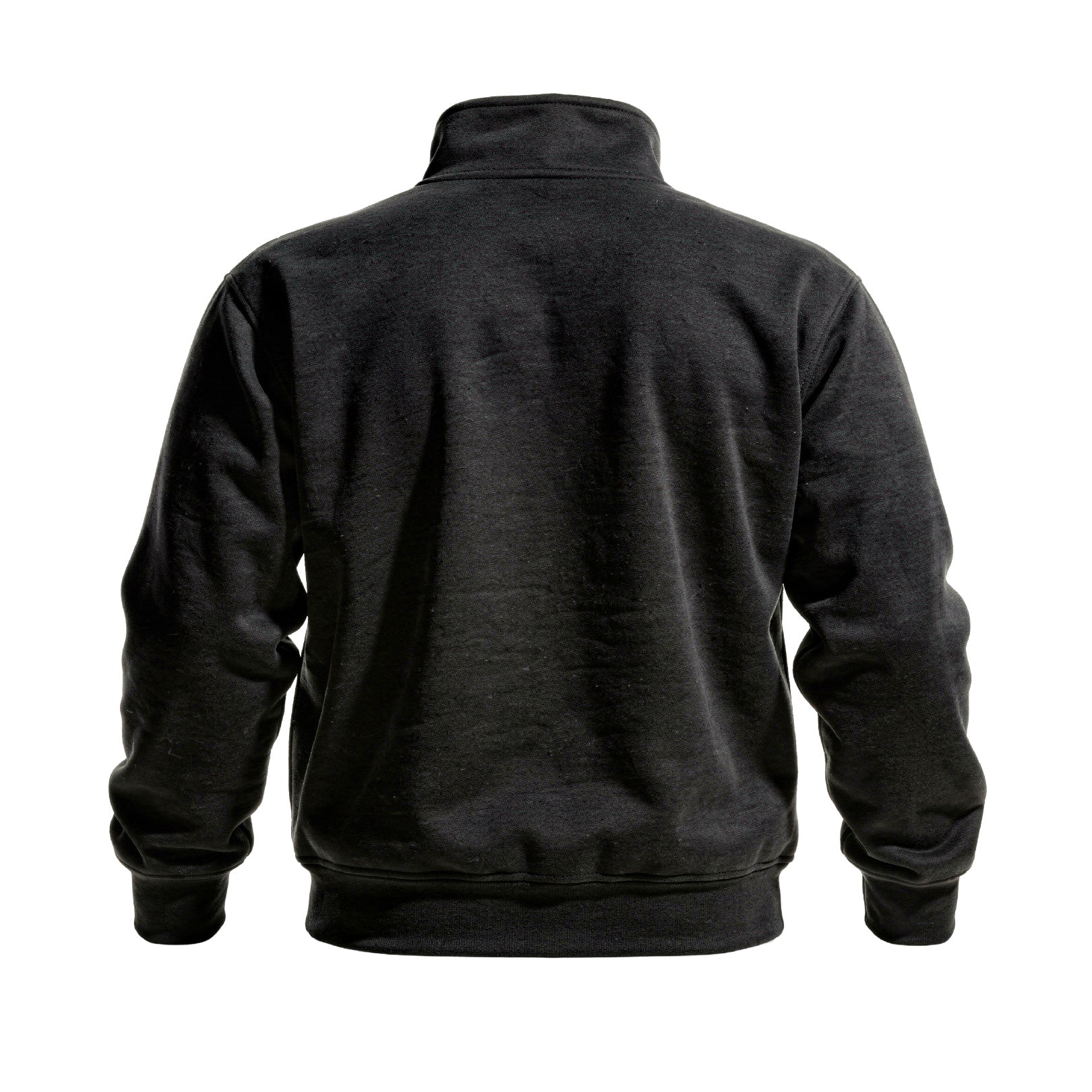 Back view of the For The Craic FTC Patch Quarter-Zip - Black