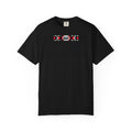 Front view of the For The Craic FTC Stripe Tee - Black
