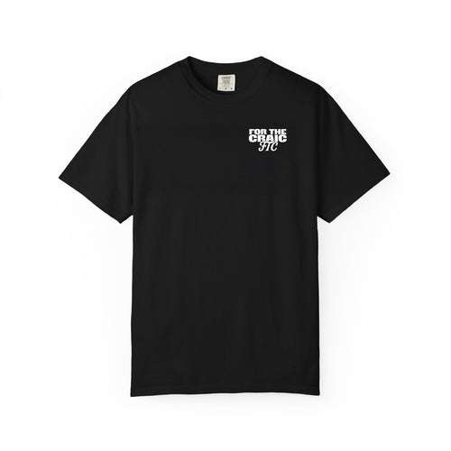 Front view of the For The Craic Built For The Craic Tee - Black