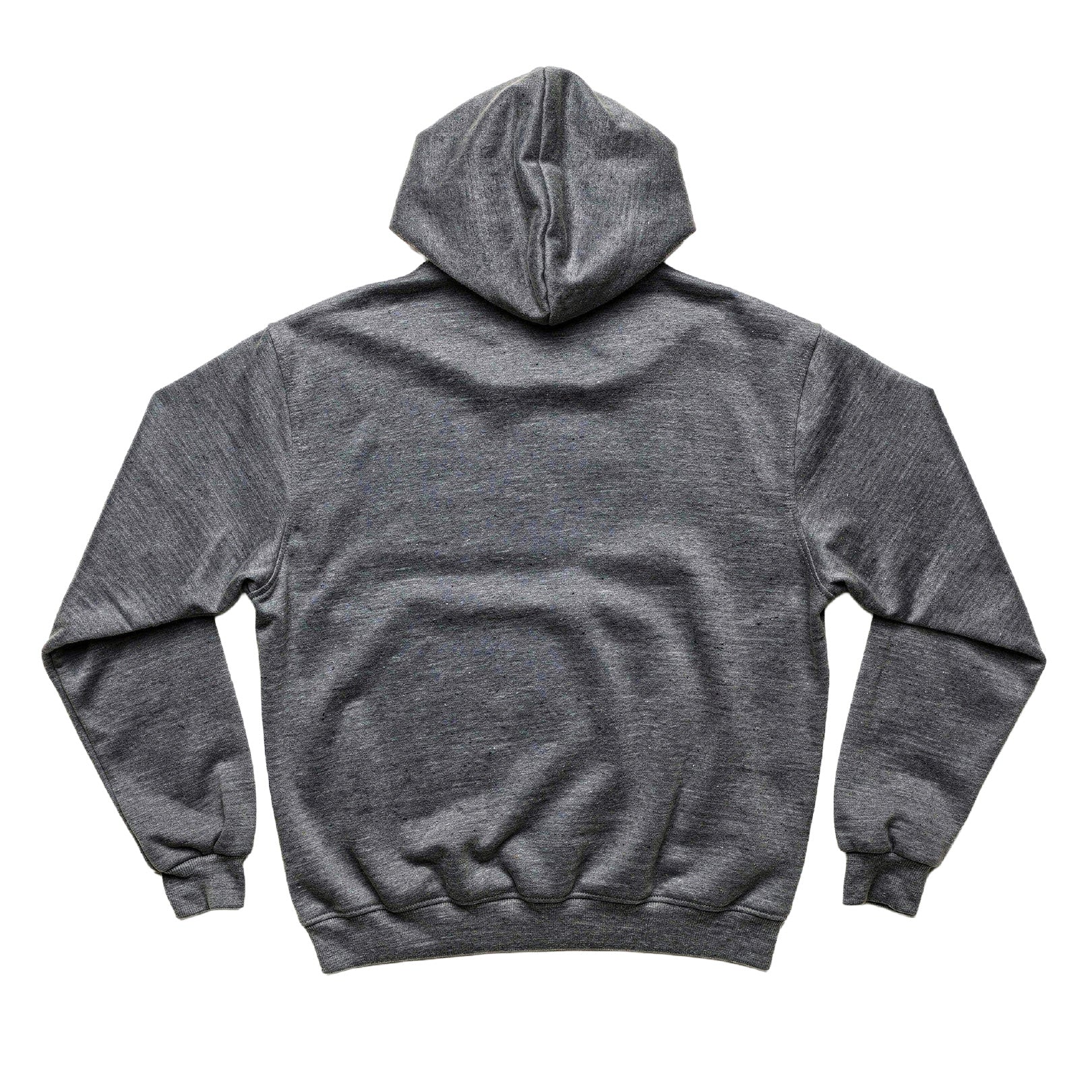 Back view of the For The Craic Shamrock & FTC Hoodie - Grey