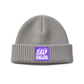 For The Craic — Purple Patch Beanie - Grey