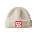 For The Craic — Red Patch Beanie - Cream